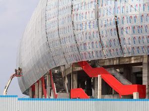 Progres Terkini Pembangunan Stadion Gelora Daha Jayati Kediri Progres Terkini Pembangunan Stadion Gelora Daha Jayati Kediri