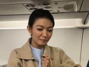 Momen Selvi Ananda Dapat Surprise Ultah di Pesawat, Gibran Turut Mendoakan