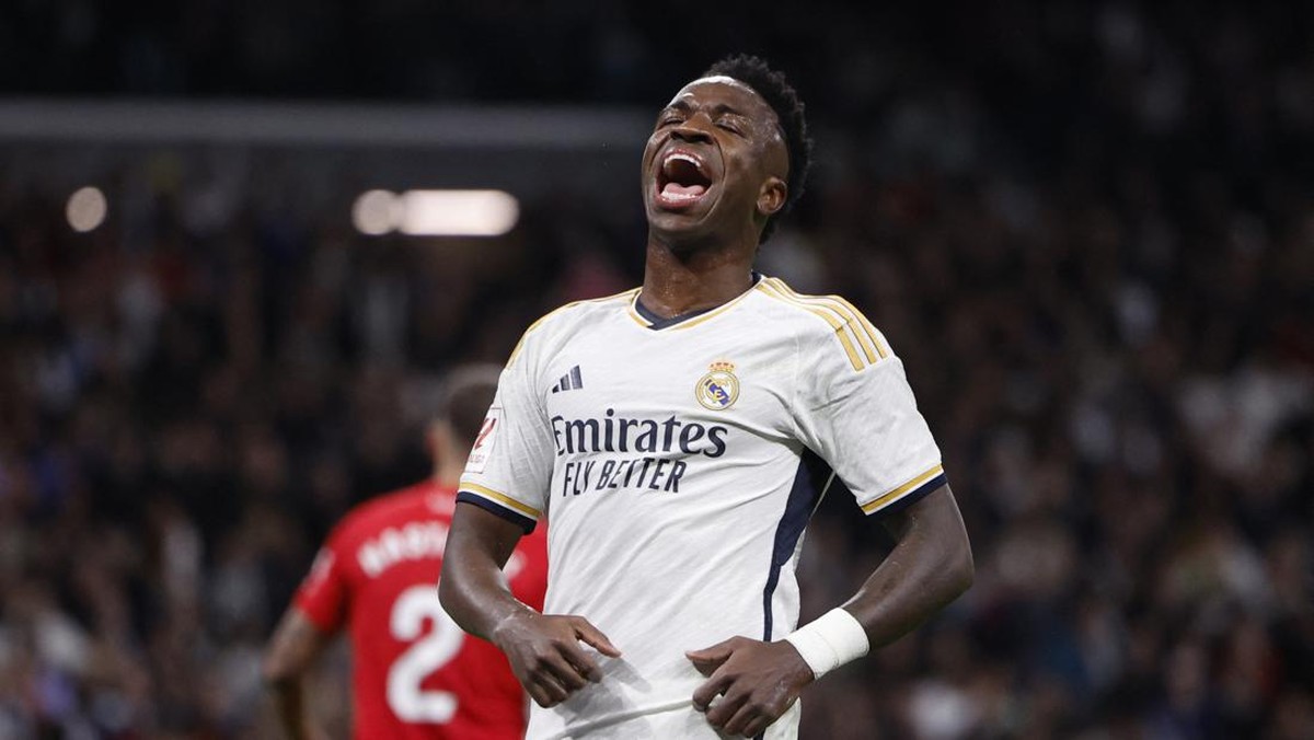 Vinicius Junior siap dijual jika Real Madrid datangkan Kylian Mbappe (REUTERS/JUAN MEDINA)