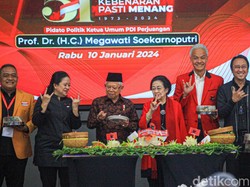 HUT ke-51 PDIP: Gibran Beri Ucapan, Jokowi Pilih Absen