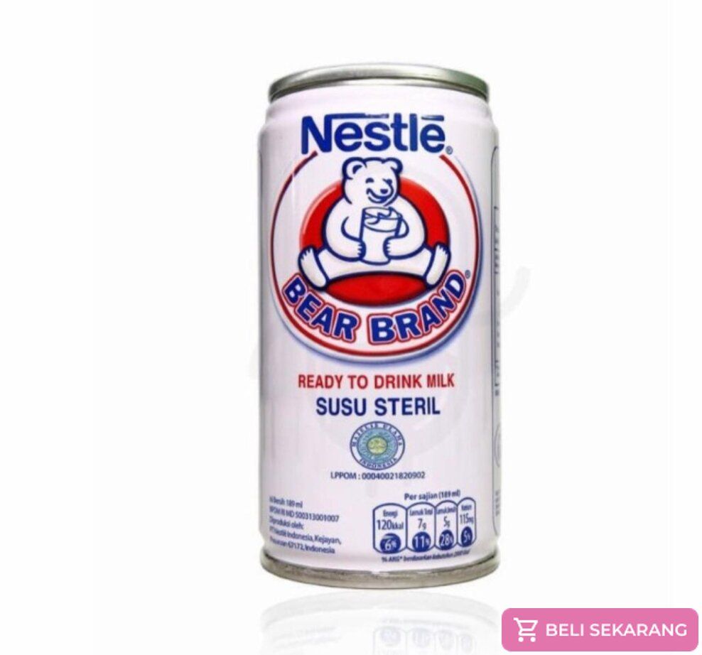 Bear Brand Susu Sapi Steril Siap Minum