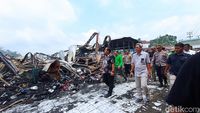Bupati Blora Tinjau Pasar Ngawen yang Terbakar