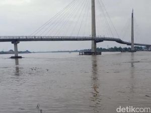 Debit Sungai Batanghari Status Siaga II, Kota Jambi Waspada Banjir