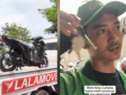 Driver Ojol di Karawang Banjir Rezeki Seusai Viral Kemalingan Motor
