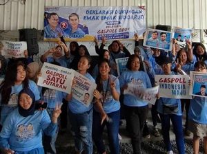 Emak-emak Sidoarjo Kini Gabung Gaspoll Bro Siap Menangkan Prabowo-Gibran