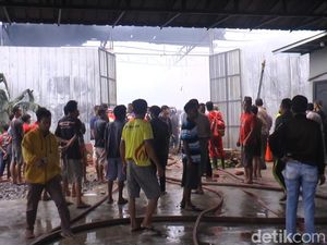 Gudang Dekorasi Pernikahan Hangus Terbakar, Kerugian Ditaksir Rp 1 Miliar