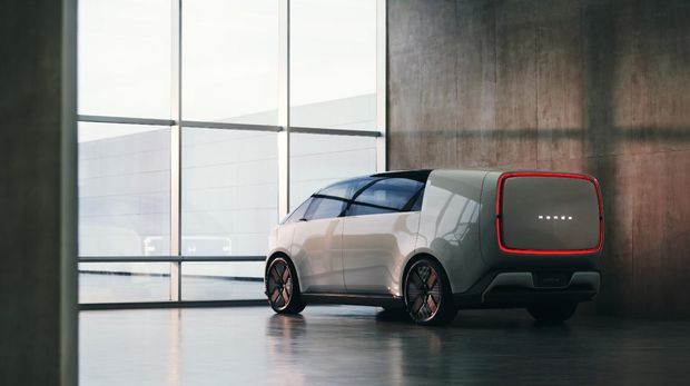 Space-Hub, salah satu model konsep mobil listrik Honda 0 yang dipamerkan di CES 2024.