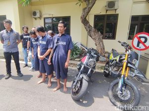 Pura-pura Test Drive Lalu Larikan Motor, Komplotan Maling Dibekuk
