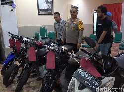 Pria Spesialis Curanmor di Makassar Ditangkap, 6 Motor Disita