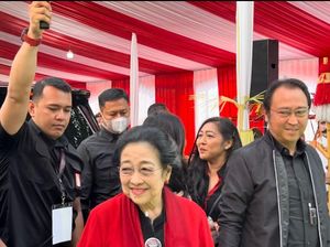 Wapres Maruf Amin dan Megawati Tiba di HUT ke-51 PDIP