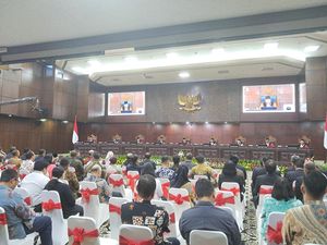 MK Gelar Sidang Laporan Tahunan, Panglima TNI hingga Kapolri Hadir