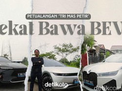 Petualangan Tri Mas Petir Buktikan Keiritan Mobil Listrik