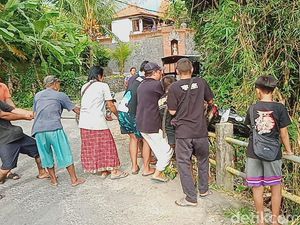ODGJ Berulah di Gianyar, Buang Motor Warga ke Jurang