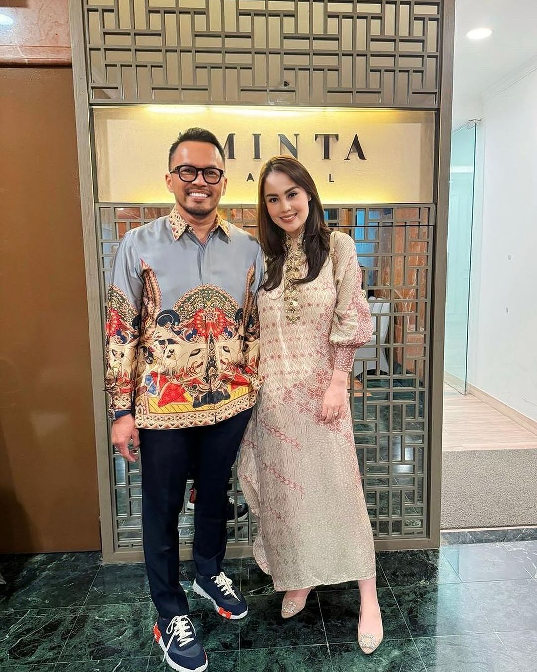 Faisal Haris dan Jennifer Dunn