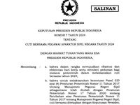 Berita Dan Informasi Keppres Nomor 7 Tahun 2024 Terkini Dan Terbaru ...