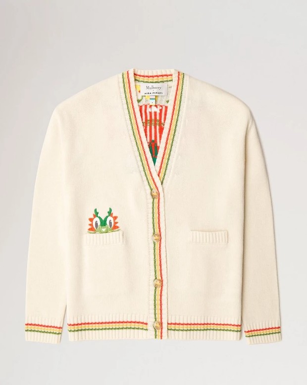 Mulberry x Mira Mikati Dragon Cardigan koleksi Tahun Naga 2024