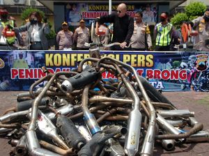 Ancaman Sanksi Tilang ke Pemotor di Jakarta yang Pakai Knalpot Brong