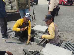 Viral Penutup Gorong-gorong di GDC Rusak, Pemkot Depok Perbaiki
