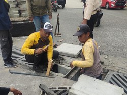 Viral Penutup Gorong-gorong di GDC Rusak, Pemkot Depok Perbaiki