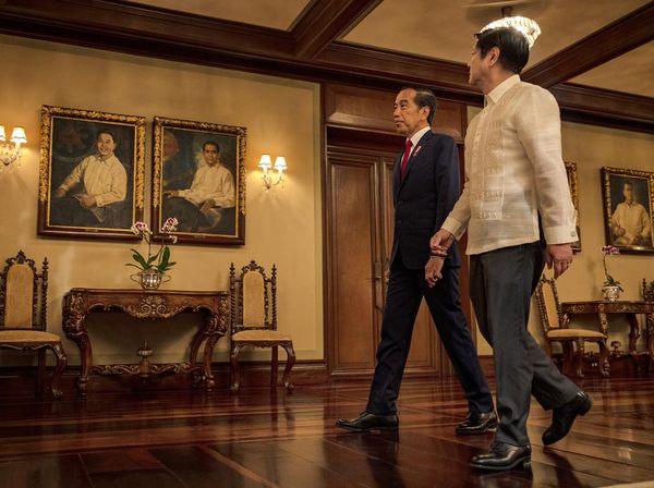 Potret Pertemuan Jokowi-Bongbong Marcos di Istana Malacanang