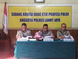 5 Personel Polres Lanny Jaya Diusul Sanksi PTDH gegara Bolos Kerja 30 Hari