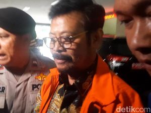 SYL Tiba di Bareskrim, Diperiksa soal Kasus Pemerasan Firli Bahuri SYL Tiba di Bareskrim, Diperiksa soal Kasus Pemerasan Firli Bahuri