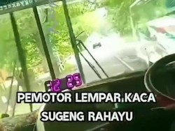 Viral Bus Sugeng Rahayu Dilempar Batu di Ngawi, Polisi Turun Tangan