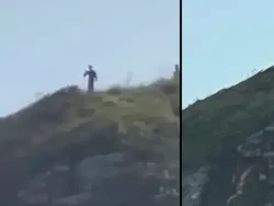 Sosok Misterius Diduga Alien Setinggi 3 Meter Terekam Kamera