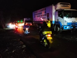 Truk Vs Truk di Jalan Nasional Denpasar-Gilimanuk, Satu Tewas