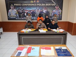 Polda Banten Tangkap Pelaku Penipuan Proyek Besi Bekas Senilai Rp 1 Miliar