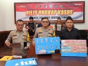 Polisi Tangkap Pengedar Sabu di Tanjabtim, 99 Paket Sabu Disita