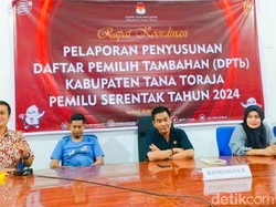 KPU Tana Toraja Catat 1.221 Warga Pindah Memilih Jelang Pemilu 2024