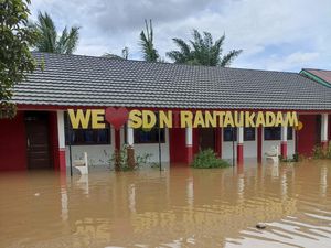 35 Sekolah di Muratara Terendam Banjir, Siswa Diliburkan