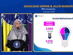 IPB Buka Kuota 8.240 Maba di SNPMB 2024, Mau Daftar Prodi Apa?