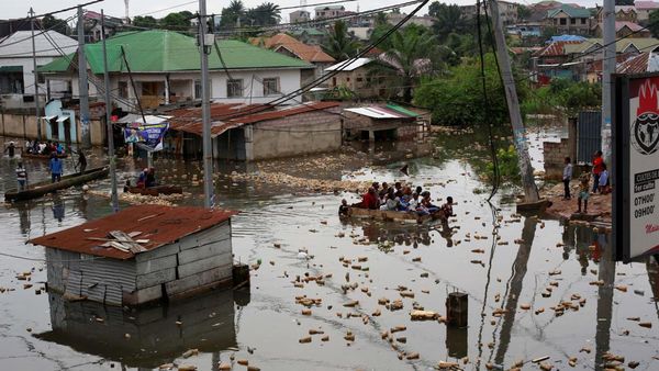 Sungai Meluap, Kongo Kebanjiran