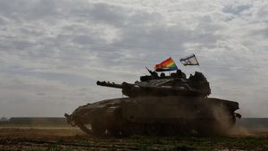Tank Israel Kibarkan Bendera LGBT di Perbatasan Gaza