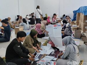 KPU Parepare Temukan 10.456 Surat Suara Rusak, Ada Bercak Tinta