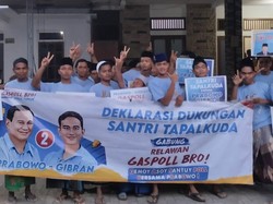 Santri Tapal Kuda Jatim Gabung Gaspoll Bro Nyatakan Siap Dukung Prabowo-Gibran