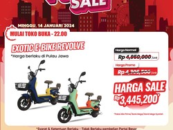 Awal Tahun Beli Sepeda Listrik, Hemat Rp 1,5 Jutaan di Transmart Full Day Sale!