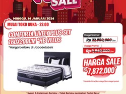 Tempat Tidur Empuk Ini Diskon Rp 15 Jutaan, Spesial di Transmart Full Day Sale!
