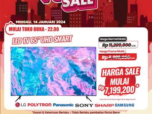 Gebyar Diskon Transmart Full Day Sale Hadir Lagi! TV 65 Inch Diskon Rp 4 Jutaan