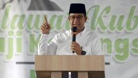 Anies Hadiri Haul Akbar KH Abdul Chalim dan KH Maksum di Lampung
