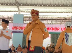 Gaya Anies Pakai Jaket Attack On Titan di Acara Jumpa Saksi AMIN