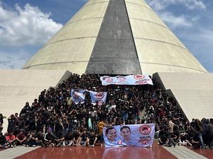 Relawan T4G Yogyakarta Deklarasi Dukung Prabowo-Gibran di Monjali