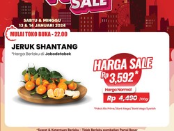 Pesta Diskon Transmart Full Day Sale, Jeruk Shantang Mulai dari Rp 2 Ribuan!