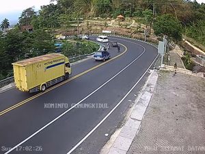 Lalin Jogja-Wonosari Sore Ini Ramai, Hormati Sesama Pengguna Jalan!