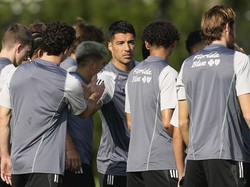 Luis Suarez adalah rekrutan anyar klub MLS Inter Miami. Foto: AP/Rebecca Blackwell