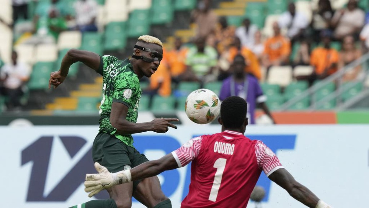 Timnas Nigeria diimbangi Equatorial Guinea 1-1 di laga perdana Piala Afrika 2023 (AP/Sunday Alamba)