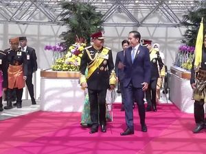 Jokowi Hadiri Royal Bersanding Ceremony Pangeran Brunei Abdul Mateen