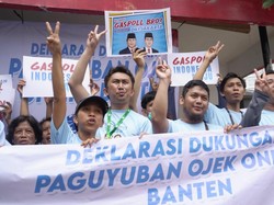 Paguyuban Ojol Gabung Gaspoll Bro Sepakat Dukung Prabowo-Gibran